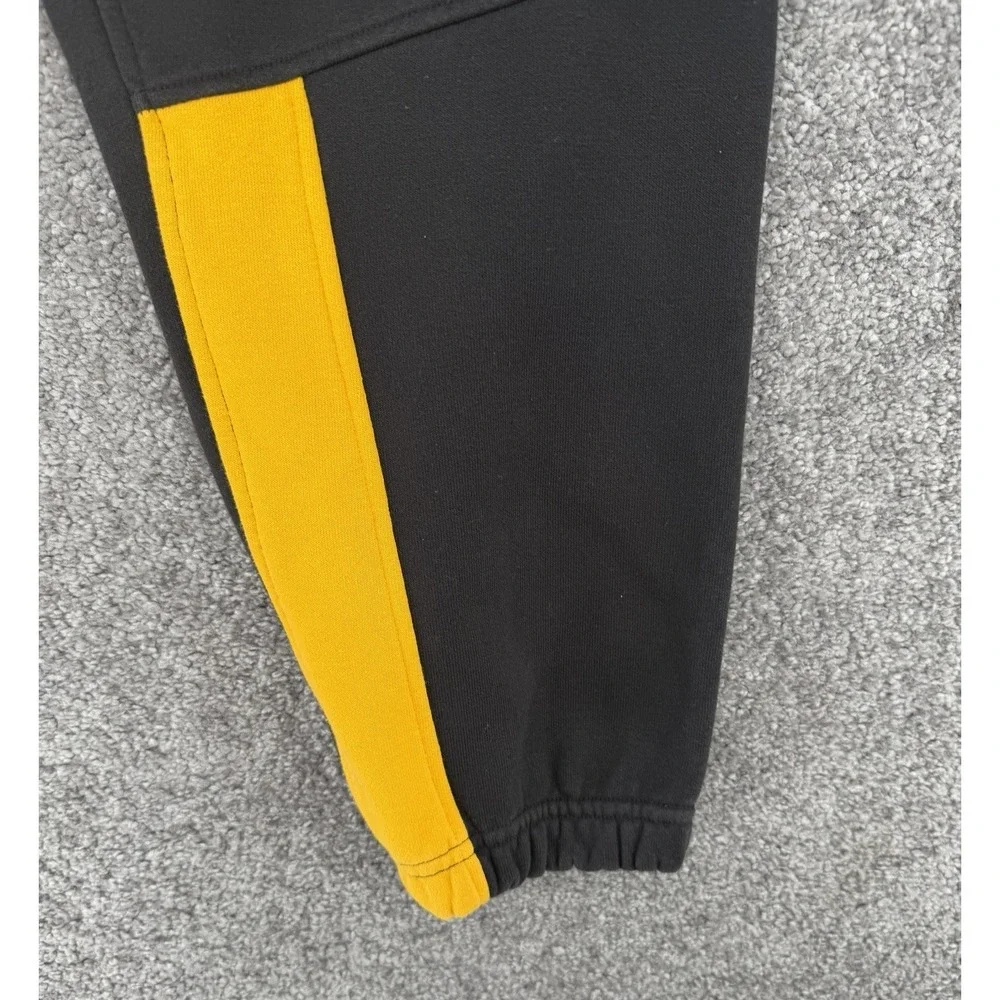 The North Face Heritage Athletics Fleece Jogger Sweatpants Men's L Black Gold